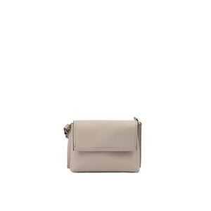 Giada Beige Grained Leather Crossbody Women's Bag (Pre-Owned)